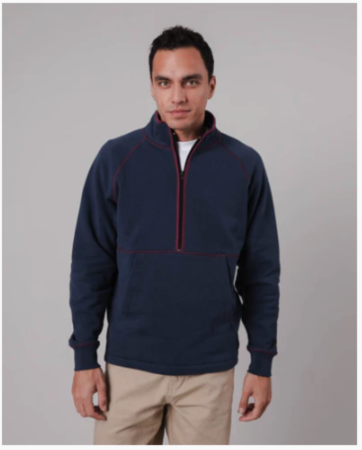 Zip Up Sweatshirt Navy