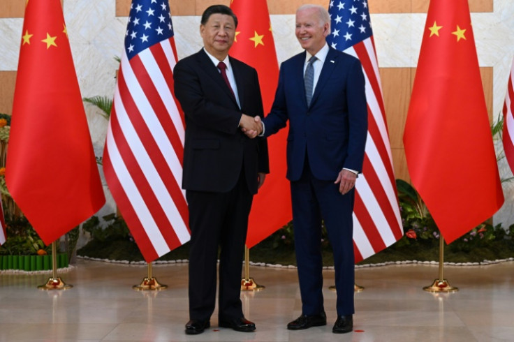 US President Joe Biden and China's President Xi Jinping meet on the sidelines of the G20 summit in Bali on November 14, 2022