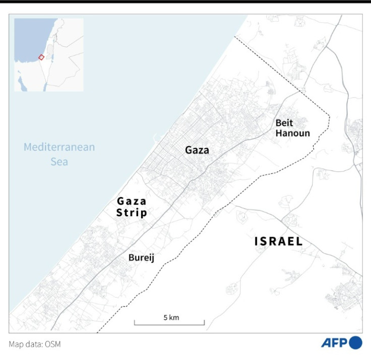 Map of Northern Gaza