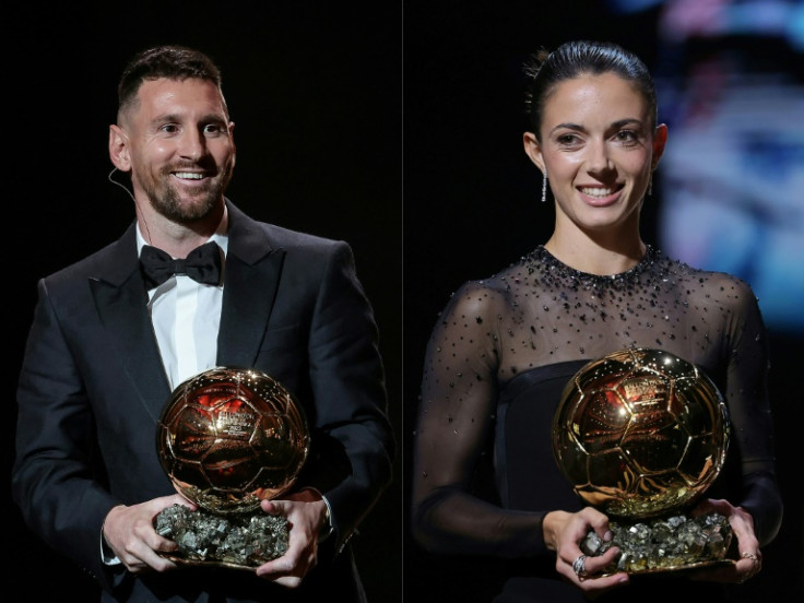 Lionel Messi and Aitana Bonmati 