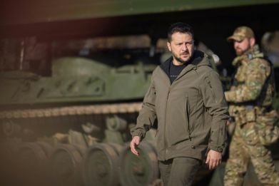 Zelensky conceded the war was in a 'difficult situation' and reiterated his need for more air defences