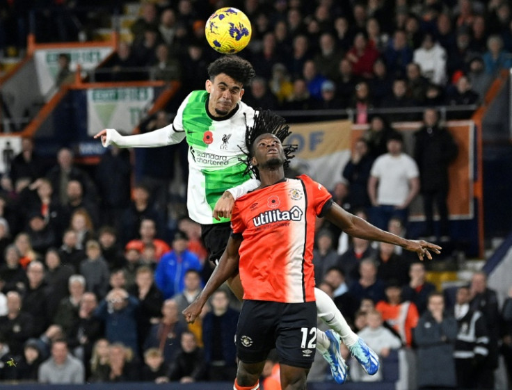 Luis Diaz header vs Luton