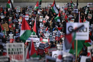 London has seen a series of pro-Palestinian marches in recent weeks