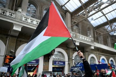 London has seen massive demonstrations against the Israel-Hamas war