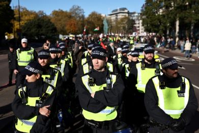 Nearly 2,000 police are on the streets to ensure the march goes off safely