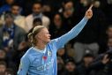 Erling Haaland scored twice in Manchester City's 4-4 draw at Chelsea