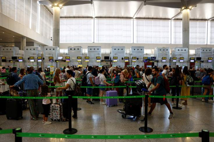 Vueling passengers in Spain