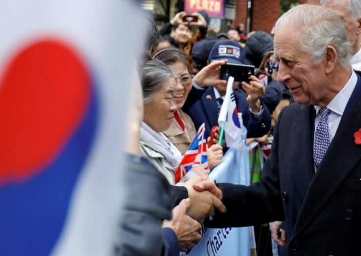 King Charles III recently met members of the Korean community in southwest London