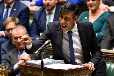 Rishi Sunak hopes an economic recovery can help chase down Labour in opinion polls