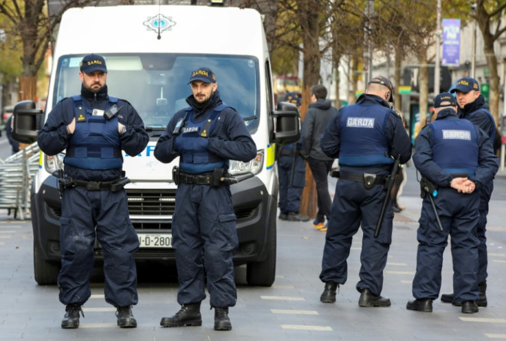 Police were deployed in central Dublin after the riots
