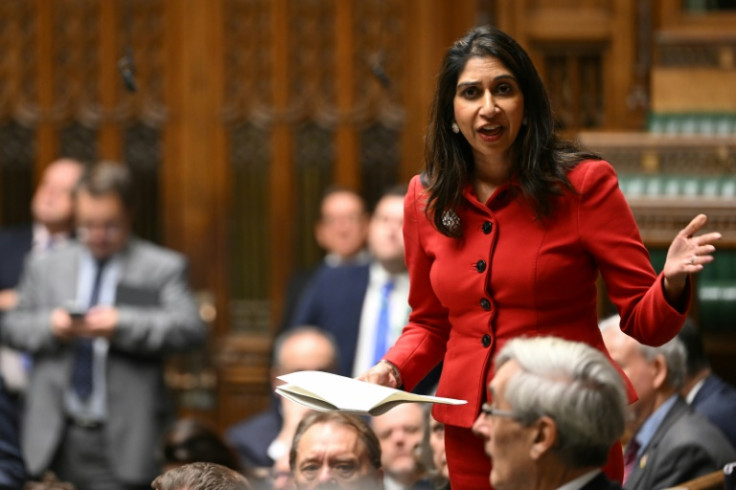 Suella Braverman was sacked last month as UK interior minister