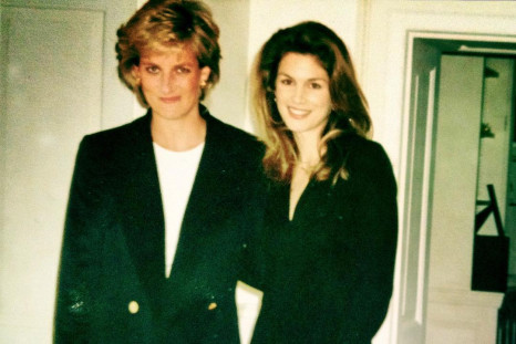 Princess Diana and Cindy Crawford