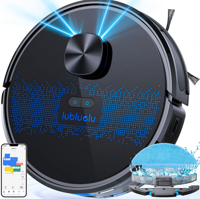 Lubluelu SL60D - LDS9.0 Lidar Navigation Robotic Vacuum Cleaner
