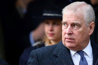 Prince Andrew attended a Christmas Day church service with other members of the royal family last month