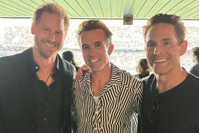 Prince Harry, Glenn Howerton, and