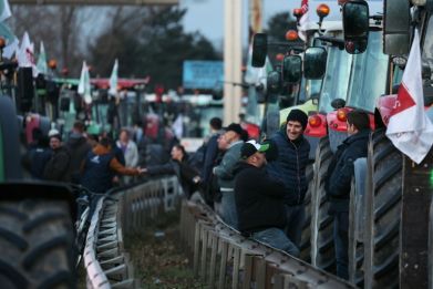 Farmers have been blocking motorways across France
