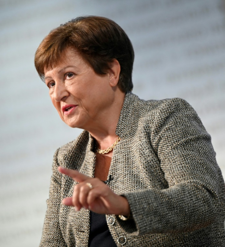 Georgieva said the risks of early rate cuts were greater than the risks of moving "slightly" too late