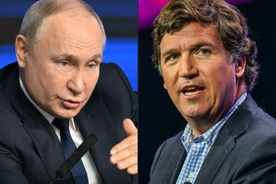 US talk show Tucker Carlson traveled to Moscow to interview Russian President Vladimir Putin