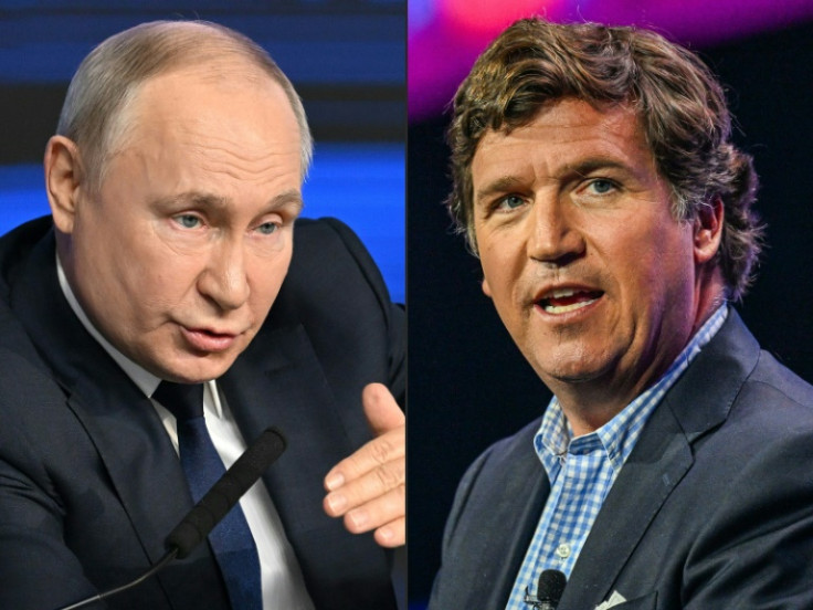 US talk show Tucker Carlson traveled to Moscow to interview Russian President Vladimir Putin