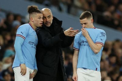 Pep Guardiola & Kalvin Phillips