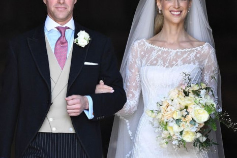 Thomas Kingston and Lady Gabriella Windsor on their wedding day