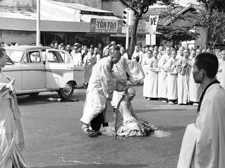 Vietnamese Monk on Fire