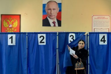 Russia's presidential election was held without any real opposition candidates