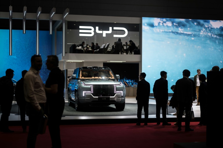 Warren Buffett-backed BYD Shares Reach Record High as Musk's Tesla Stock Declines 40% This Year