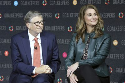 Bill Gates and Melinda French Gates -- seen here in 2018, divorced in 2021 but had continued to co-chair their eponymous foundation