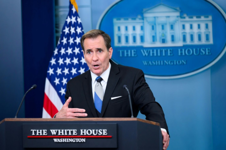National Security Coucil spokesman John Kirby said the White House was not 'moving the stick'on how to define a major Israeli military offensive on Rafah, in Gaza