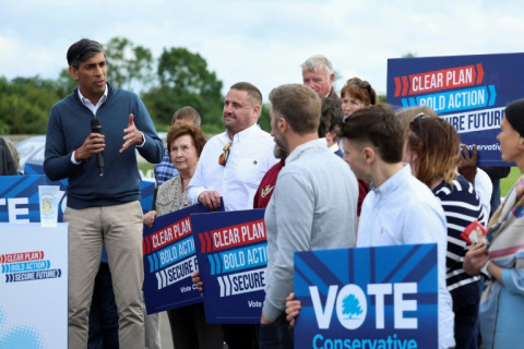 Prime Minister Rishi Sunak is launching his Conservative party's general election manifesto