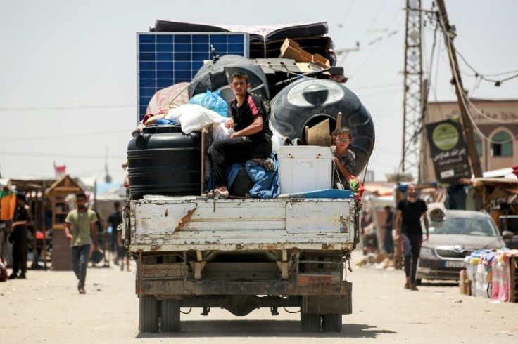 The United Nations says about one million people have fled the south Gaza city of Rafah since early May