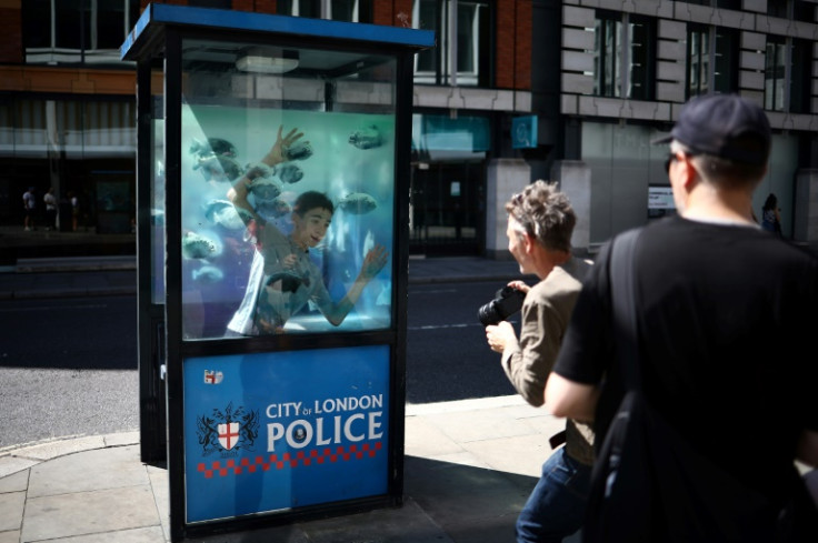 Three of the artworks have already been removed or stolen, and the rhino revealed on Monday was defaced the same day