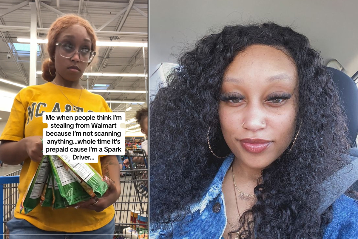 Una mujer se vuelve viral por no escanear todos los artículos en la caja de autopago de Walmart; esta es la razón por la que en realidad no está robando