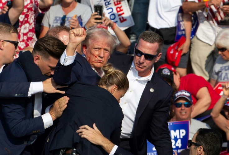 Republican presidential candidate Donald Trump suffered an injury to his right ear after an attempted assassination at a political rally in Butler, Pennsylvania, on July 13, 2024