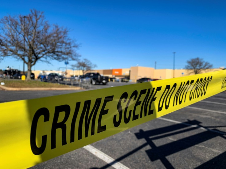 File photo of crime scene tape - a student opened fire at a school in the northern US state of Wisconsin, killing at least two