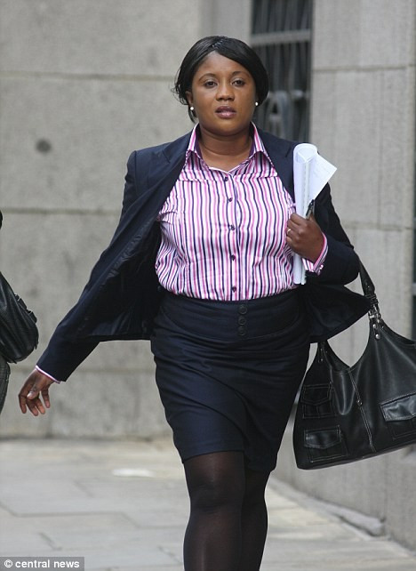Baby killer: Gloria Dwomah says she came from a place where children don't eat which is why she force fed her baby