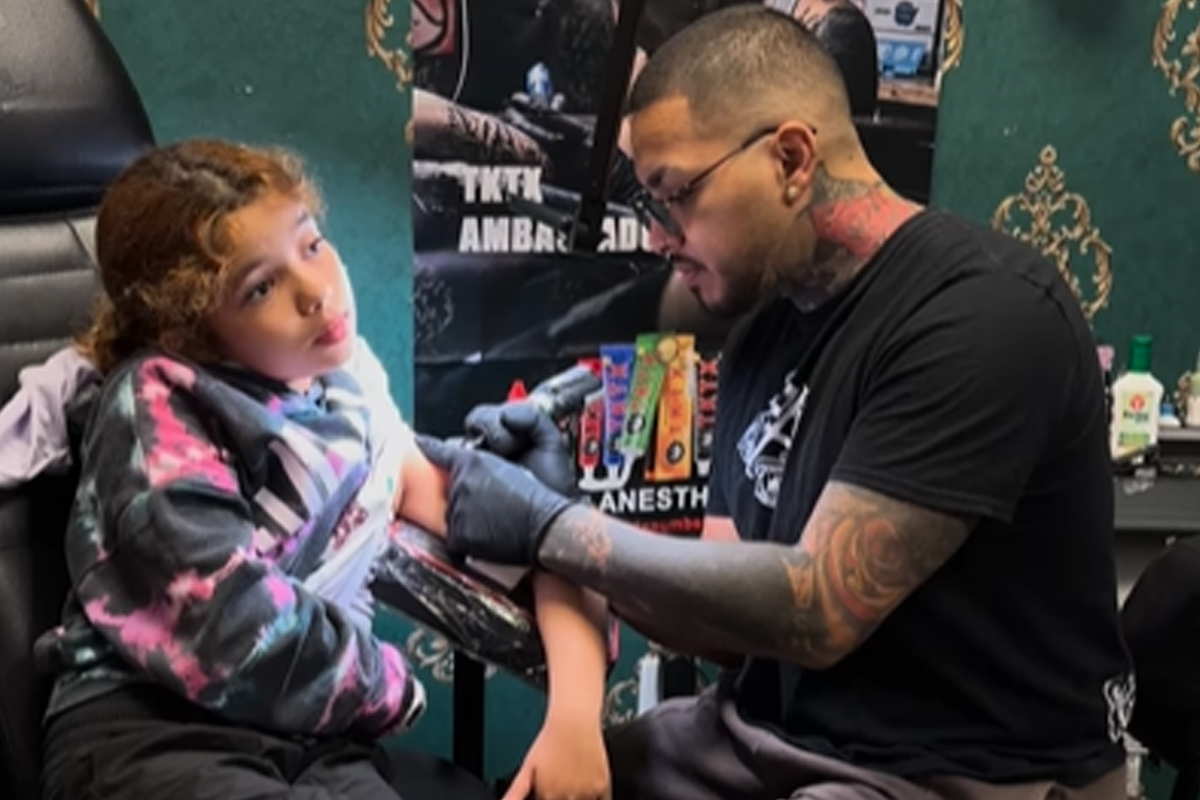 US Tattoo Artist Slammed For Tattooing 9-Year-Old Who Requested Trump Portrait – Here’s What She Got Instead