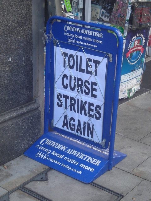 Toilet Curse Strikes Again