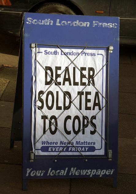 Dealer Sold Tea to Cops