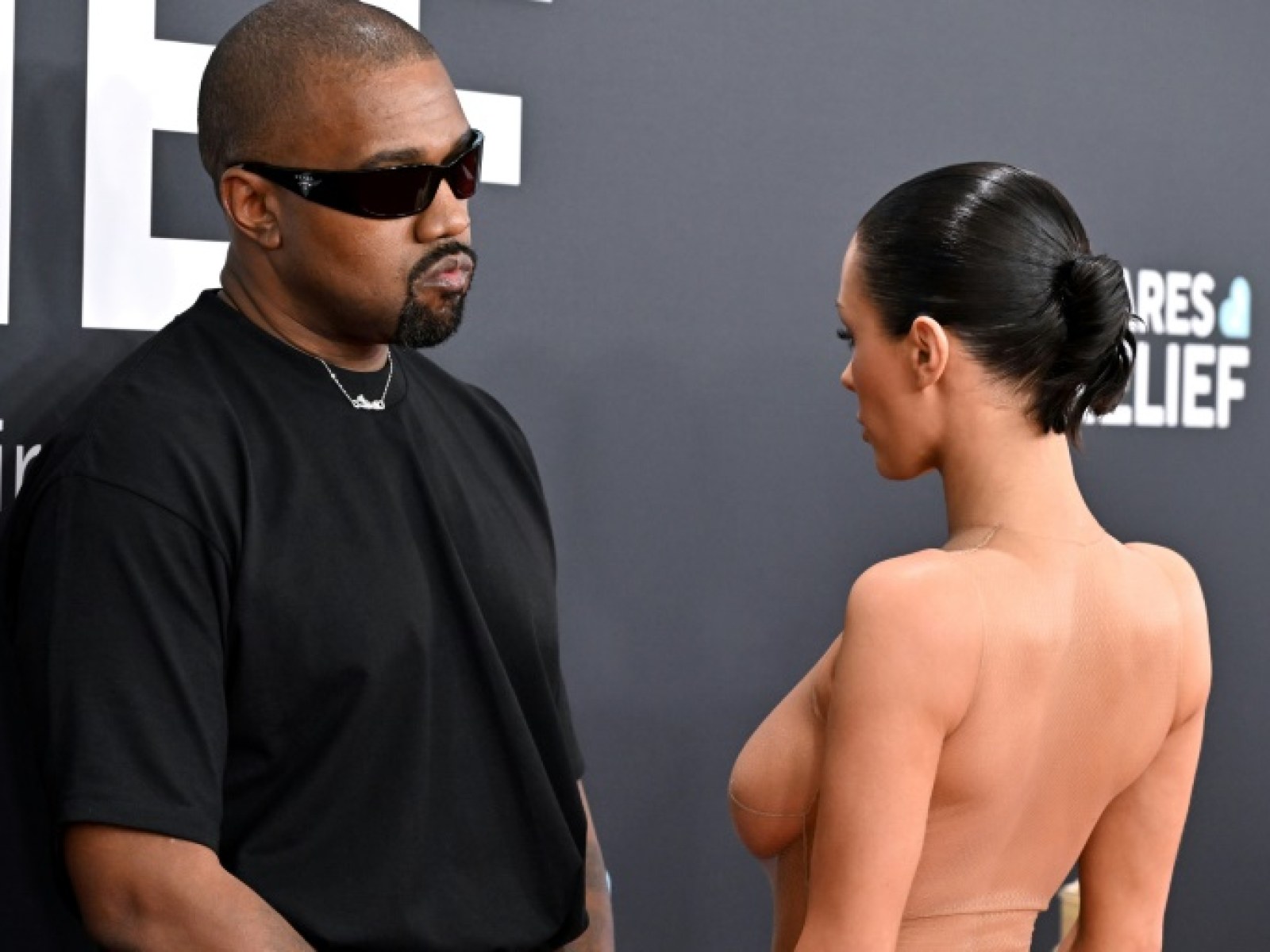 kanye west's wife bianca censori wears sheer dress at grammys Grammy Awards 2025: Kanye West's wife Bianca Censori shocks in nude dress