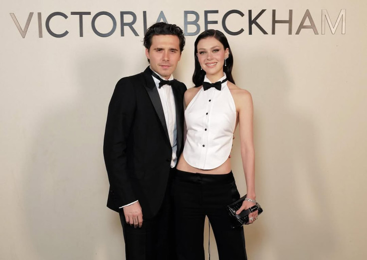 Brooklyn and Nicola Beckham