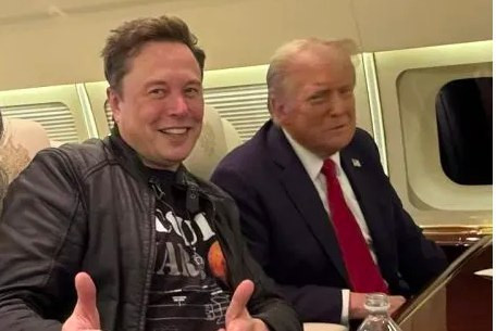 Elon musk, Donald trump