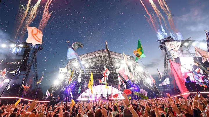 Glastonbury Festival Fireworks