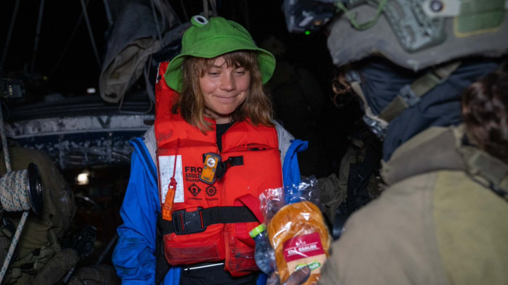 Greta Thunberg on Madleen Ship