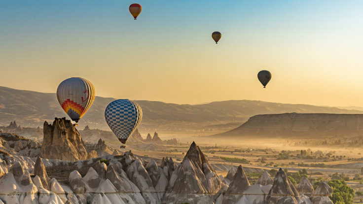 hot air balloons