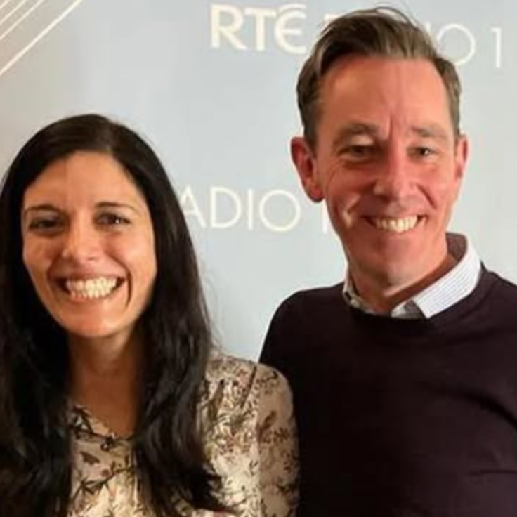 Ryan Tubridy and Dr Clare Kambamettu
