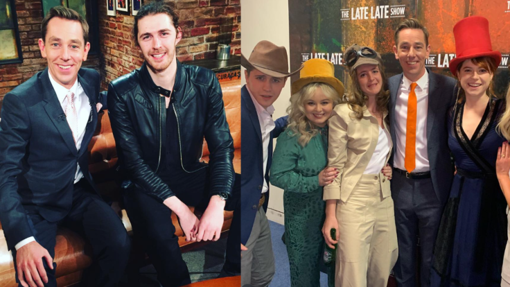 Ryan Tubridy with Hozier and Derry Girls