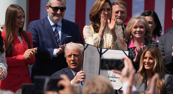 Tez Cruz with US President Trump