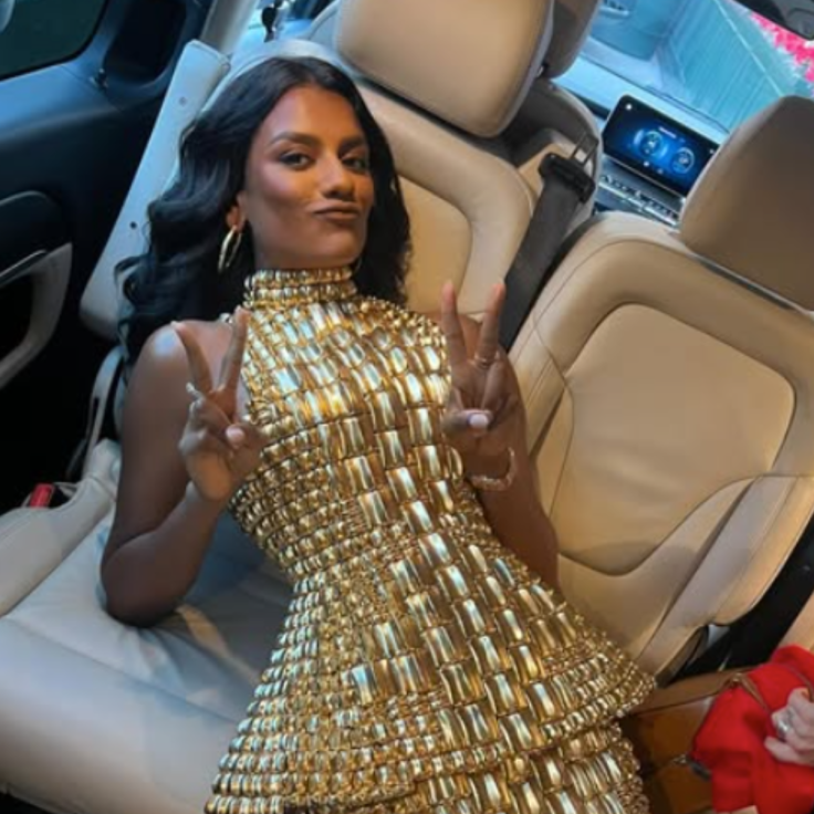 Simone Ashley at F1 Premiere